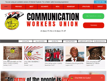 Tablet Screenshot of cwu.org.za